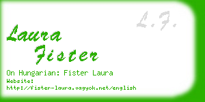 laura fister business card